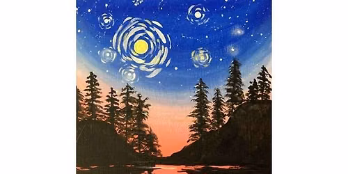 Paint and Sip: Starry Lake at Stumpy's Social