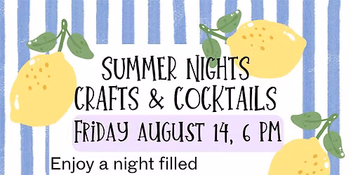 Crafting & Cocktails Night