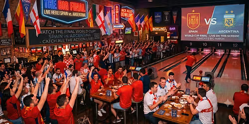 World Cup final game watch party @ Back Alley Bowling