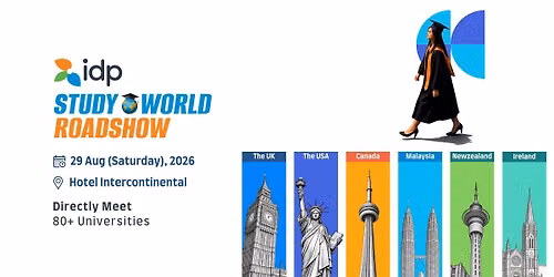 IDP Study World Dhaka Roadshow | August 2026
