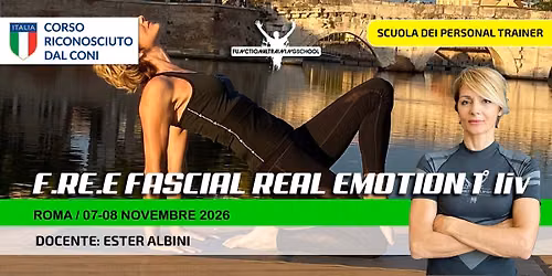 Corso Free Fascial Real Emotion 1\u00b0 liv., Roma 07-08 Novembre 2026