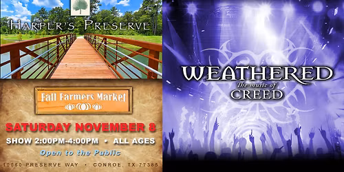 Fall Harvest Festival featuring Weathered the Music of Creed