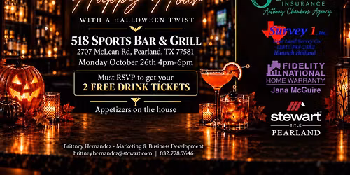 REAL ESTATE MIXER WITH STEWART TITLE PEARLAND