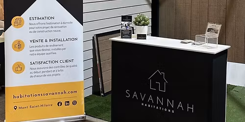 Savannah est \u00e0 l'Expo-Habitat Saint-Hyacinthe kioske #179
