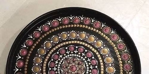 Mandala Wooden Tray Workshop with Nelly