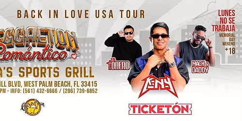 KEN Y - MACH AND DADDY- DJ TONERO EN WEST PALM BEACH