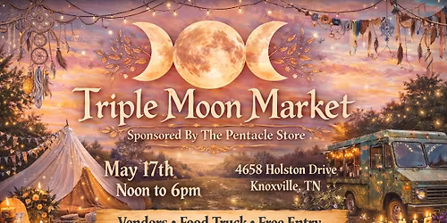 Triple Moon Market Hosted by The Pentacle Store