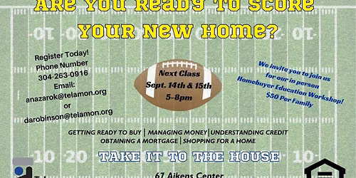 September 2026 Homebuyer Education Workshop
