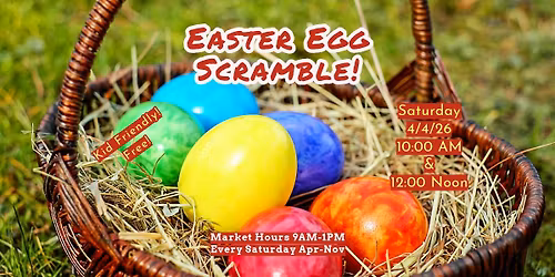 Easter Egg Scramble @ Bossier City Farmers Market! 