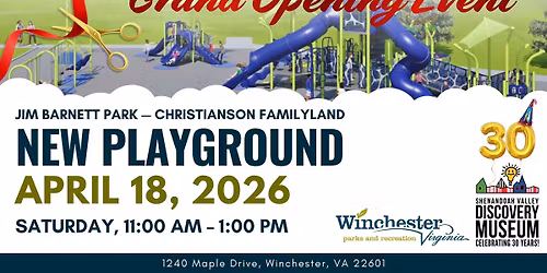 New Playground Grand Opening Event