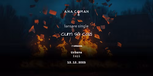 Ana Coman LIVE - lansare single "Cum s\u0103 cazi" @Ia\u0219i