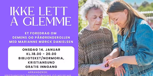 Forfatterm\u00f8te p\u00e5 biblioteket med Marianne M\u00f8rck Danielsen