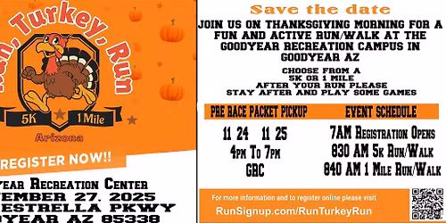 Run, Turkey, Run! 5K\/1Mile