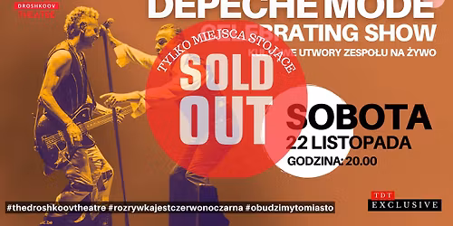 DEPECHE MODE CELEBRATING SHOW \u2013 KULTOWE UTWORY ZESPO\u0141U NA \u017bYWO \u2013 TDT EXCLUSIVE + AFTER PARTY
