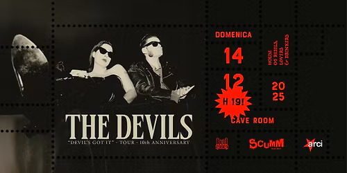 The Devils live @ Scumm Cave Room \u2022 Dom 14\/12 \u2022 H 19!