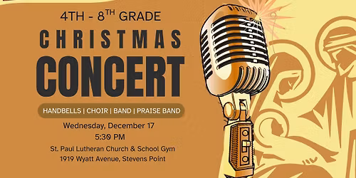 Grades 4 - 8 Christmas Concert
