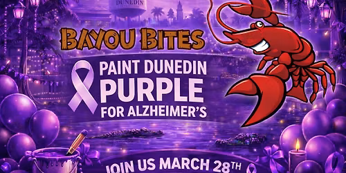 Paint Dunedin Purple at Bayou Bites