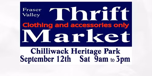 Fraser Valley Thrift Clothing Market