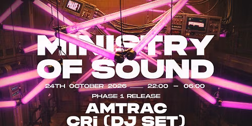 Amtrac, CRi (DJ Set), Dmitry Molosh & more