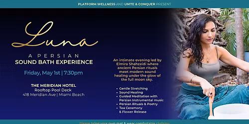 LUNA- A Persian Sound Bath Experience
