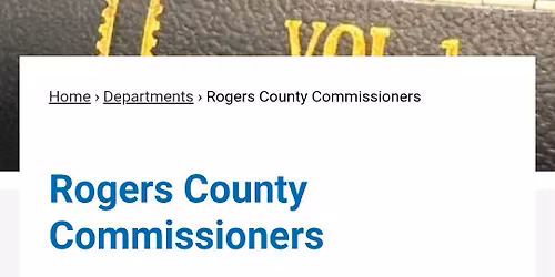 Rogers County Board of County Commissioners Meeting