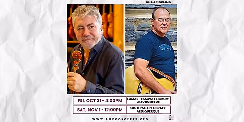 FREE Celtic music in Albuquerque! Gerry O\u2019Connor Don Penzien