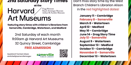  Storytime at the Harvard Art Museums