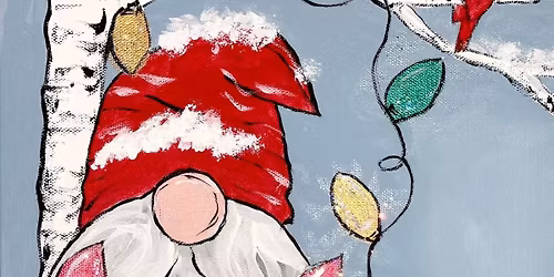 Christmas Gnome Paint & Sip