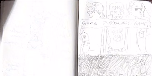DRIVEWAY: You can draw me getting run over by a car, if you want
