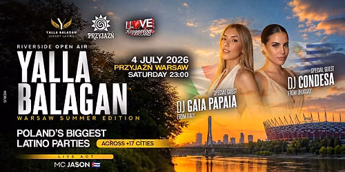 YALLA BALAGAN: RIVERSIDE LATINO PARTY | WARSAW