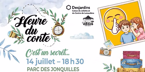 Heure du conte – C’est un secret…