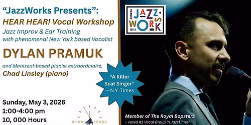 "JazzWorks Presents" - Hear Hear! Jazz Vocal Improv and  Ear Training
