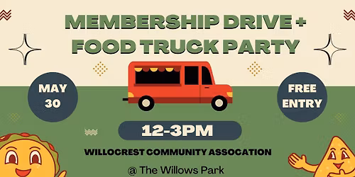 WCCA Presents: Membership Drive & Food Truck Party