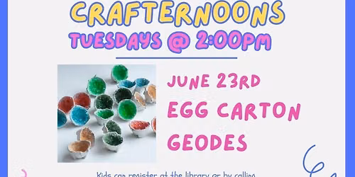 Egg Carton Geodes Kids Crafternoon