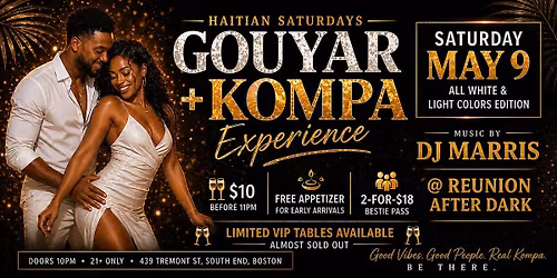 HAITIAN SATURDAY: GOUYAD + KOMPA VIBES