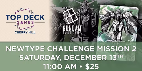Gundam Card Game - Newtype Challenge Mission 2