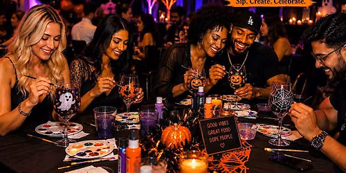 A Toast To... Halloween Edition Paint & Sip Social