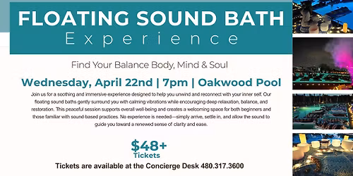 Floating Sound Bath Experience
