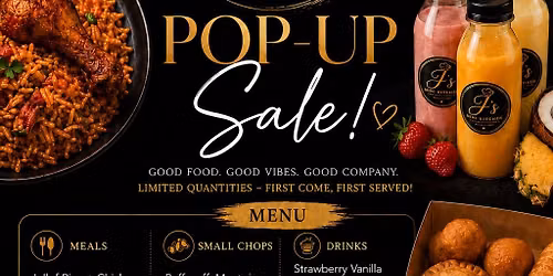 J\u2019s MINI KITCHEN POP UP SALE