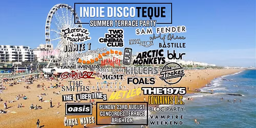 Indie Discoteque Summer Terrace Party (Brighton)