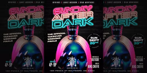 [SUN 9.20] SUNDAY AFTER DARK | Official New Orleans Takeover Weekend Finale