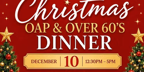 Over 60s Christmas Dinner \/ With Live Duo Singers 2026