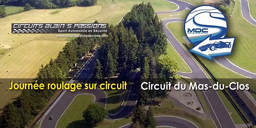Journ\u00e9e roulage: Circuit du Mas-du-Clos 21\/09