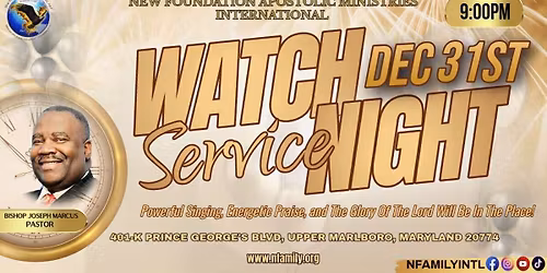 Watch Night Service!