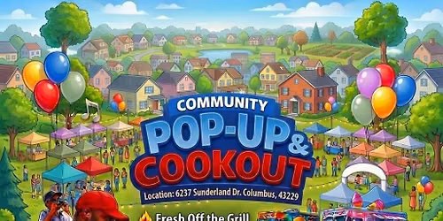 Community Pop Up Shop & Cookout
