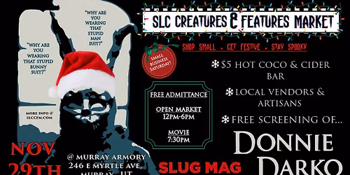 SLC Creature's & Feature's Market - DONNIE DARKO