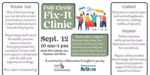 Full Circle Fix-It Clinic