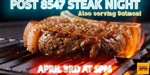 Steak or Salmon Dinner