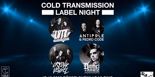 COLD TRANSMISSION LABEL NIGHT 2026 | 17.10.2026 | R\u00fcsselsheim (DE) | Das Rind