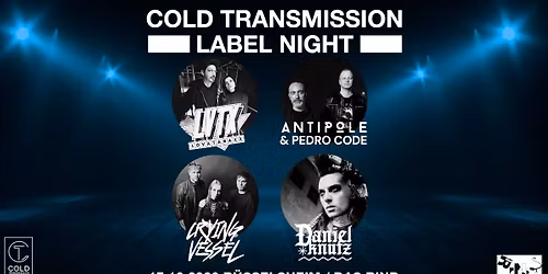 COLD TRANSMISSION LABEL NIGHT 2026 | 17.10.2026 | R\u00fcsselsheim (DE) | Das Rind
